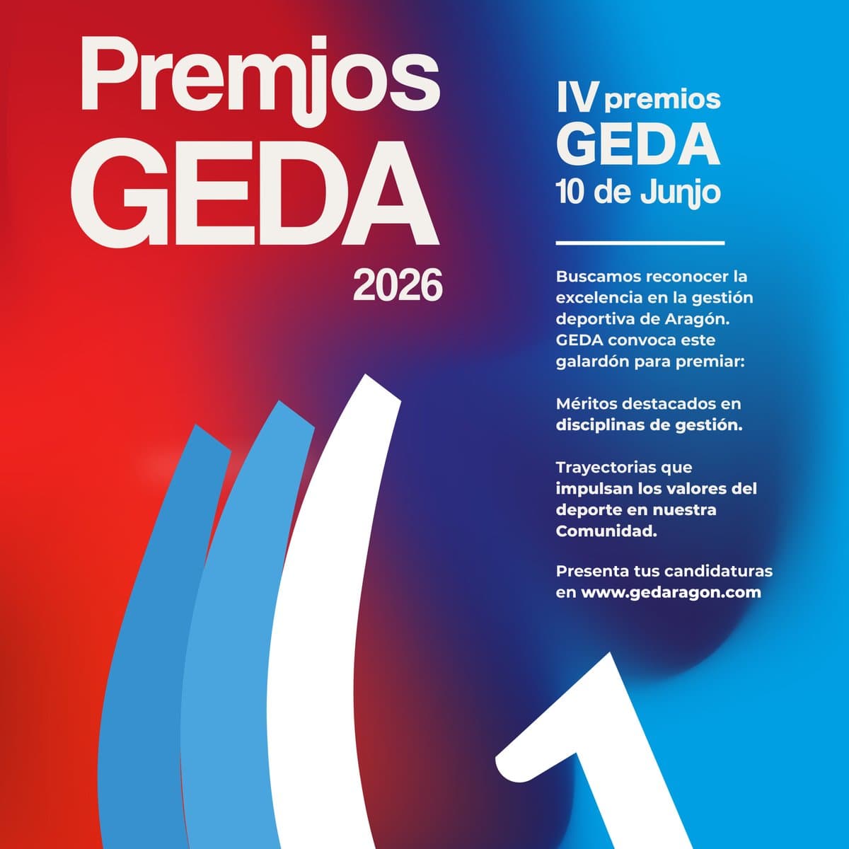 Abierto el plazo de candidaturas para los IV Premios GEDA 2026