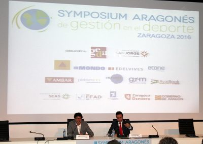 III Symposium Aragonés de Gestión en el Deporte 2016