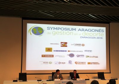 III Symposium Aragonés de Gestión en el Deporte 2016