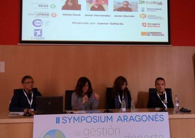 II Symposium Aragonés de Gestión en el Deporte 2015