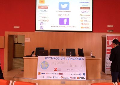 II Symposium Aragonés de Gestión en el Deporte 2015