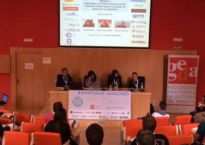 II Symposium Aragonés de Gestión en el Deporte 2015