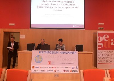 II Symposium Aragonés de Gestión en el Deporte 2015