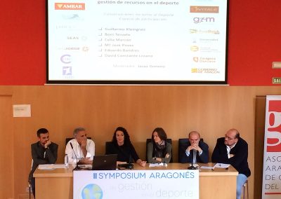 II Symposium Aragonés de Gestión en el Deporte 2015