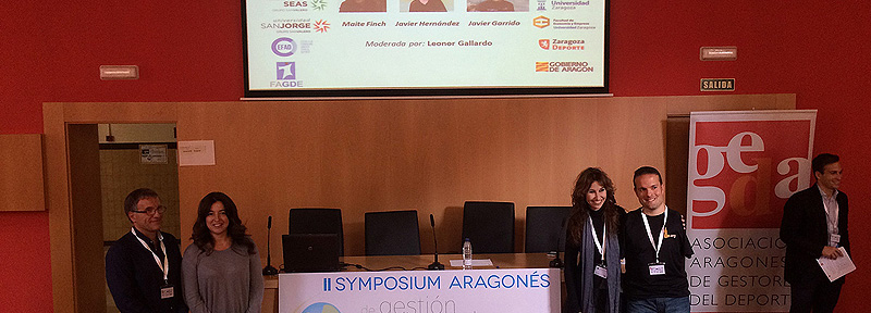 II Symposium Aragonés de Gestión en el Deporte 2015 