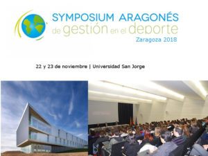 El Symposium Aragonés de Gestión en el Deporte, encuentro de expertos del sector de la gestión y del deporte organizado por GEDA, se celebrará en Zaragoza los días 21 y 22 de noviembre.