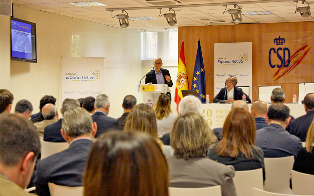 La Fundación España Activa celebró en el Consejo Superior de Deportes su III Encuentro Anual, con el lema “Por un presente más activo” en el que asistieron diferentes agentes vinculados a la promoción de la actividad física, entre los cuales se encontraba FAGDE.