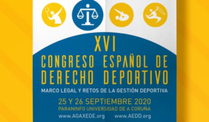 Inscripciones abiertas para el Congreso español de Derecho Deportivo