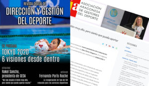 El nº 30 de DIRECCIÓN Y GESTIÓN DEPORTIVA ofrece ‘6 visiones desde dentro’ de personas de diferentes ámbitos del deporte español que han vivido ‘in situ’ estos Juegos condicionados por la COVID-19. También entrevista a la nueva presidenta de nuestra asociación, Rakel Sancho, y recoge otras cuestiones como la reivindicación de la implantación del tipo de IVA reducido para los servicios deportivos que realiza FAGDE o la situación en La Palma.