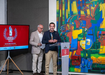 Entrega del Premio, PREMIO AL RECONOCIMIENTO A LA LABOR FORMATIVA de la ESCUELA ARAGONESA DEL DEPORTE