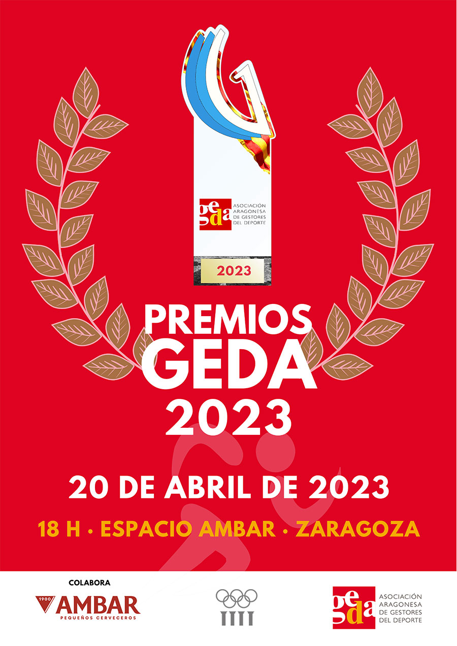 Asociación Aragonesa de Gestores del Deporte entrega esta semana los Premios GEDA 2023