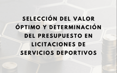 Think Tank – Seminario sobre Selección del valor óptimo y determinación del presupuesto en licitaciones de servicios deportivos 2023