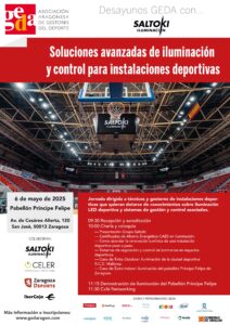 Desayunos GEDA con...SALTOKI ILUMINACIÓN Soluciones avanzadas de iluminación y control para instalaciones deportivas