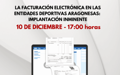Jornada: “La facturación electrónica en las entidades deportivas aragonesas: implantación inminente”